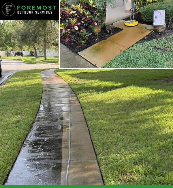 Concrete Sidewalk CLeaning Company