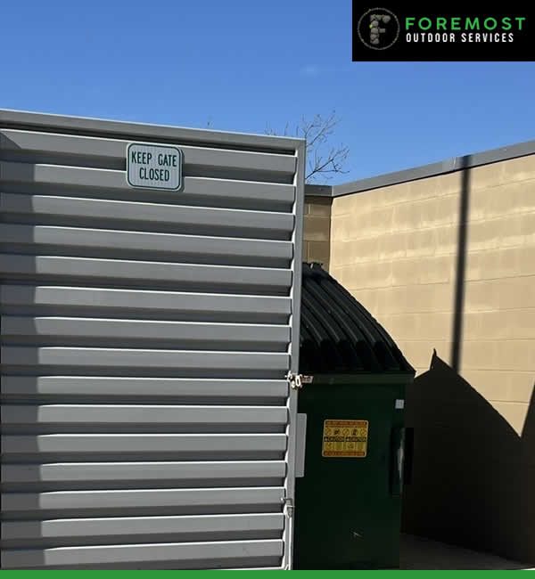Dumpster Pad Cleaning Service