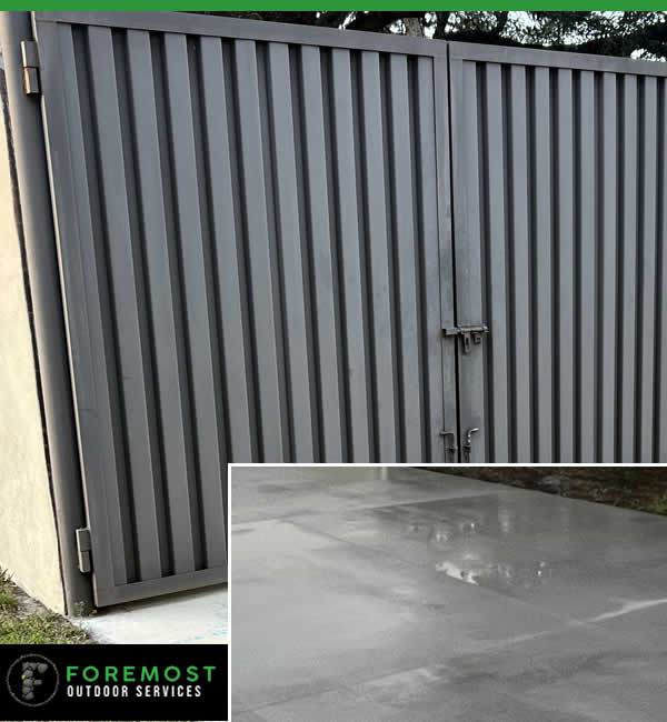Dumpster Pad Cleaning